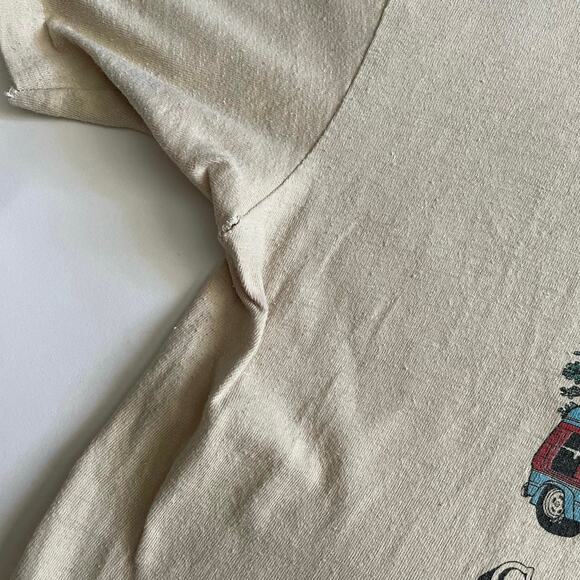 Vintage 80s Free Wheelin Truckers Easter Hop Crystal Lakes Resort Florida Tshirt - Picture 4 of 6